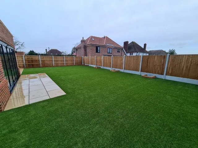 Artificial Grass & Putting Green for New Build Home
